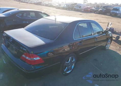 2006 Lexus Ls 430 z USA, uszkodzony, nr VIN JTHBN36F365047184